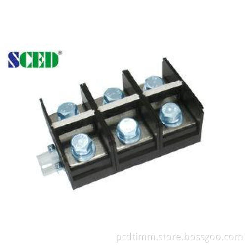 High Current Electrical Rail Mounted Terminal Blocks 2P - 1